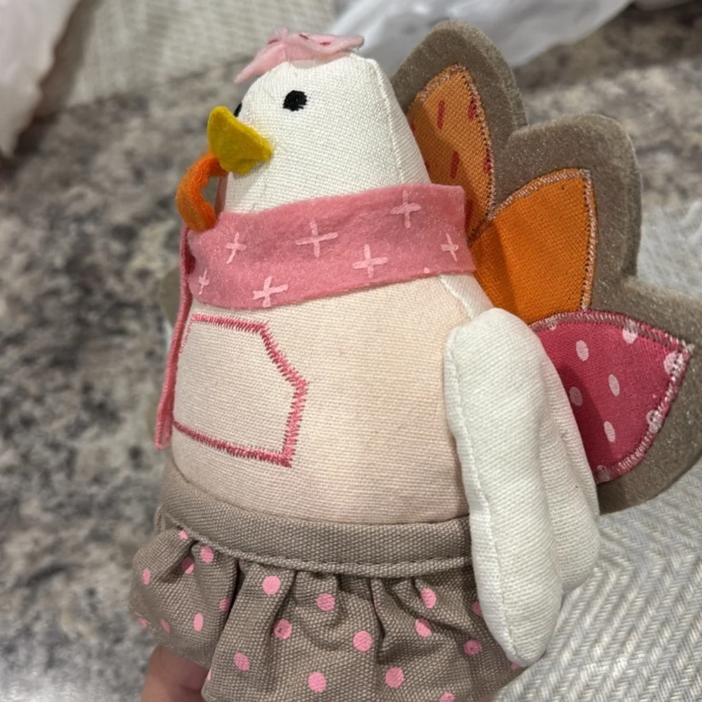 Target Home Decor Girl Turkey Thanksgiving Tabletop Doll Fall Autumn